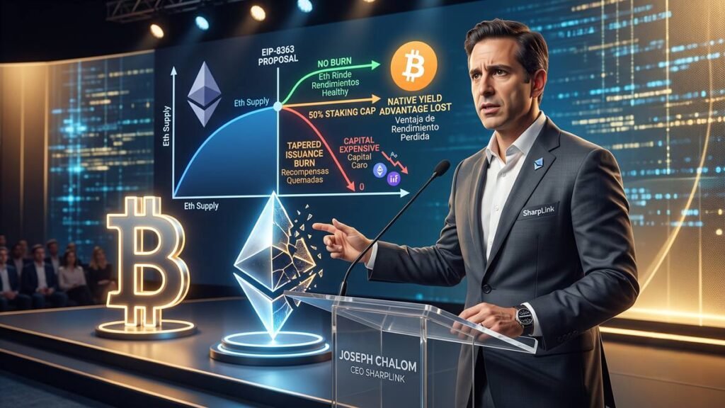 SharpLink CEO Warns Ethereum’s New EIP-8363 Proposal Could Weaken ETH’s Biggest Advantage
